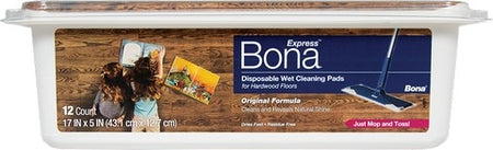 Bona Hardwood Wet Cleaning Pads 12-Pack AX003506