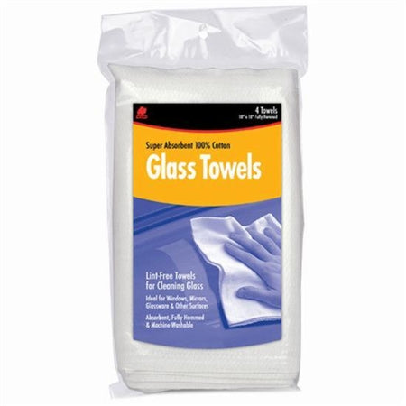 Buffalo Industries 4-Pack White Glass Towels 63100