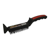GAM Perfect Prep Long Handle Wire Brush with Scraper BW-01450