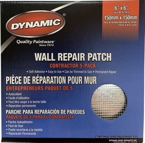Dynamic Drywall Repair Patch 5-Pack