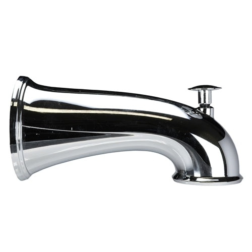 Danco 6 in. Chrome Decorative Tub Spout with Pull Up Diverter 10315