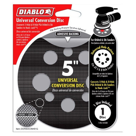 Diablo 5 in. Ceramic Blend Hook and Lock Conversion Pad DCP050CONH01G