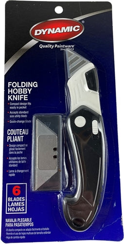 Dynamic Folding Utility Knife with 6 Blades DYN11187
