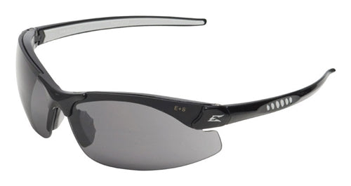Edge Eyewear Zorge G2 Safety Glasses Smoke Lens Black Frame DZ116-G2