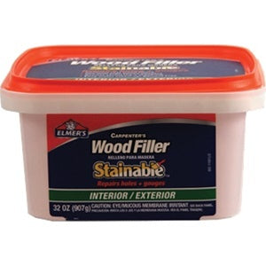 Elmer's Carpenter's Color Change Wood Filler, Natural, 8 oz