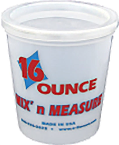 Plastic Mix  Measure Tall Pint Container