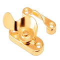 Prime Line Steel Brass Finish Cam-Action Window Sash Lock 2-Pack F 2535