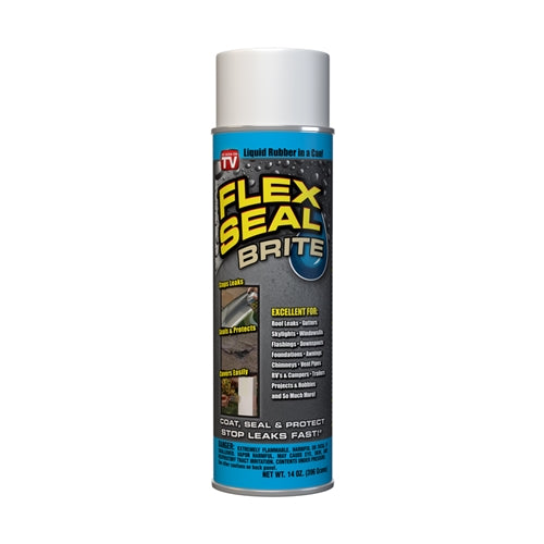 FLEX SEAL Brite 14 Oz Off White Rubber Spray Sealant FSB20