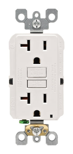 Leviton SmartlockPro 20 Amp 125V Duplex GFCI Outlet 5-20R GFNT2-K