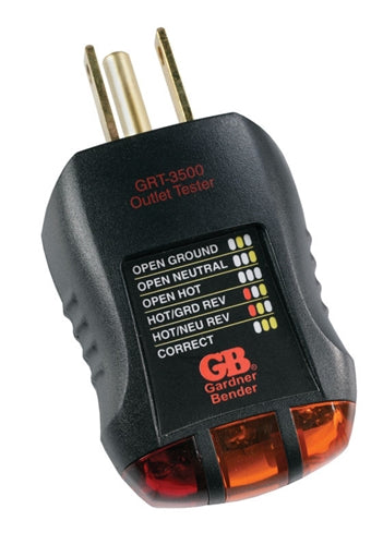 Gardner Bender GRT-3500 Outlet Receptacle Tester and Circuit Analyzer