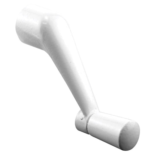 Prime Line Painted White Zinc Swivel Operator Crank Handle for Universal H 3712
