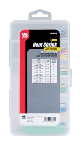 Gardner Bender Heat Shrink Tubing Assorted Colors 160-Pack HST-ASTA