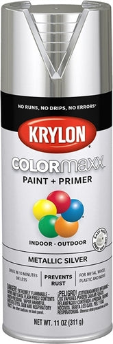 Krylon COLORmaxx Metallic Spray Paint Silver
