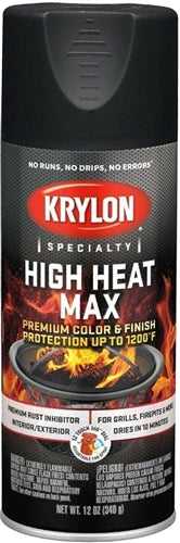 Krylon High Heat Max Black Spray 1607