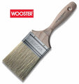 Wooster White Majestic - The image showcases the Wooster White Majestic Paint Brush L1104 with its soft white bristles and sealed maple wood handle.