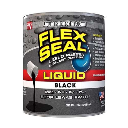 FLEX SEAL Liquid Rubber Sealant Coating 32 Oz Black