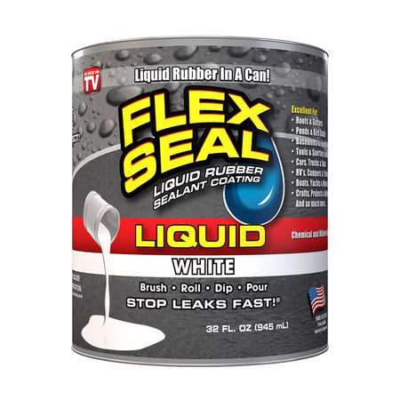 FLEX SEAL Liquid Rubber Sealant Coating 32 Oz White