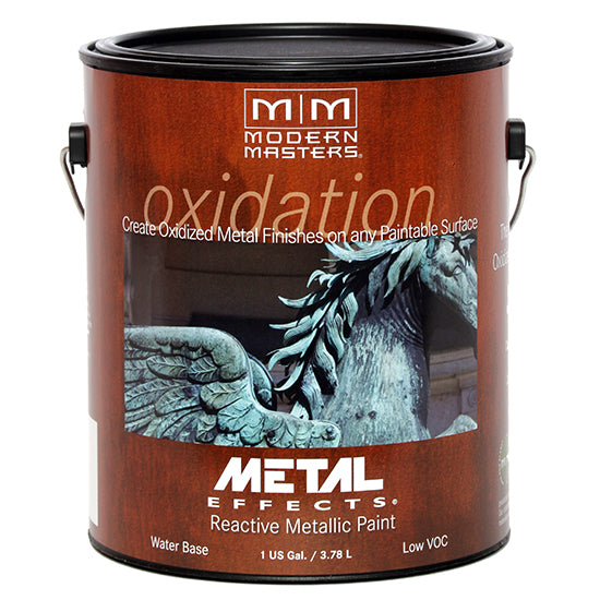 Modern Masters Metal Effects Reactive Metallic Paint Iron Gallon
