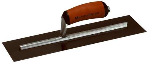 Marshalltown Blue Steel Finishing Trowel with Curved DuraSoft® Handle