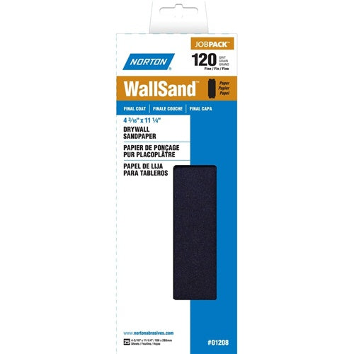 Norton 4-3/16" X 11" Die Cut WallSand Drywall Sandpaper