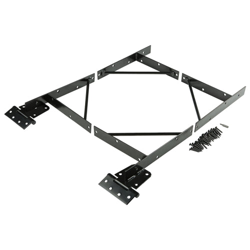 National Hardware Black Steel Anti-Sag Gate Kit N109-060
