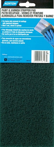 Norton 4-3/8" X 11" Green Paint & Varnish Stripping Pad 48147