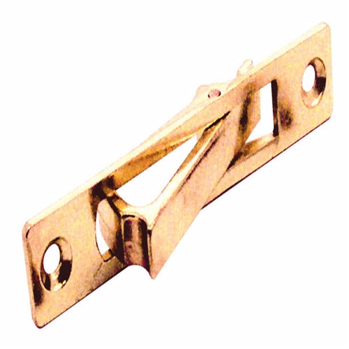 Prime-Line Polished Brass Pocket Door Flush Edge Pull N 6768
