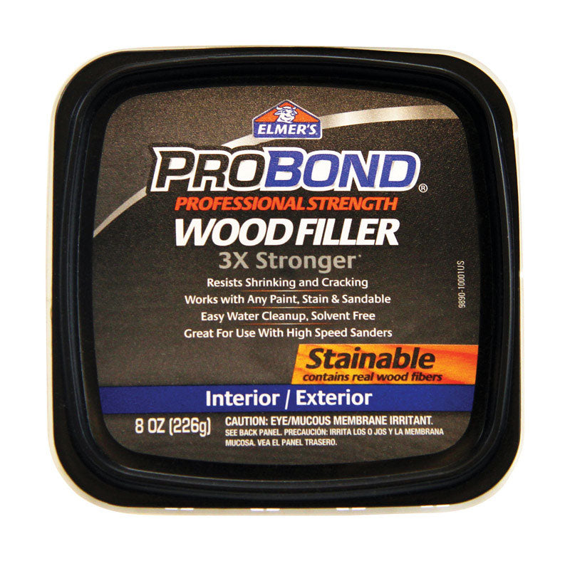 Elmer's ProBond Stainable Interior/Exterior Wood Filler Container top view.