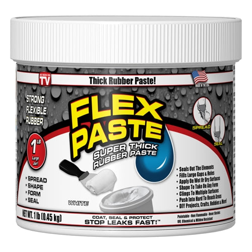 FLEX Paste Super Thick Rubber Paste 1 Lb White