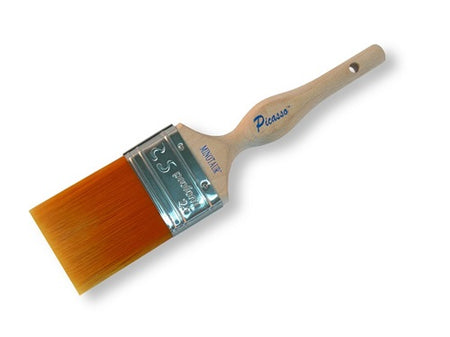 Proform Picasso Minotaur Straight Cut Thick Wall Brush PIC22 image features PBT proprietary filament blend bristles and a bulb shaped handle.