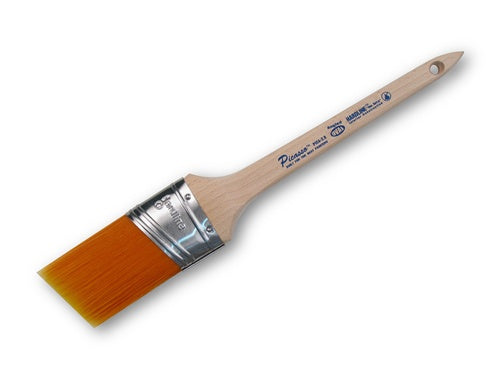 The image shows the Proform Picasso Oval Angled Paint Brush PIC6 featuring an ergonomic handle and precision bristles.