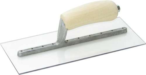 Marshalltown Plastic Finishing Trowel with Wood Handle