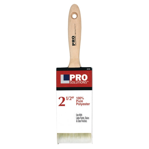Pro Solutions Polyester Bristle Flat Beavertail Paint Brush