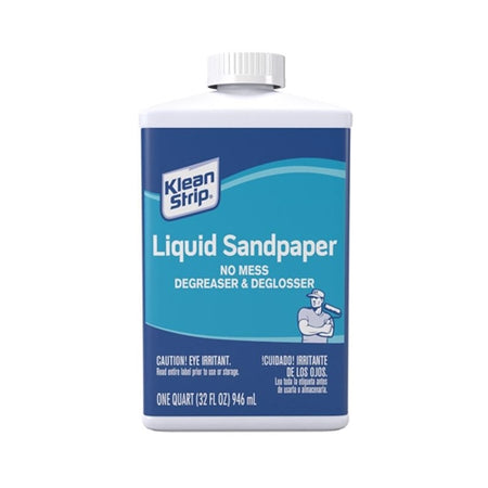 Klean Strip Liquid Sandpaper Water-Based Sander Deglosser Quart QKLS285