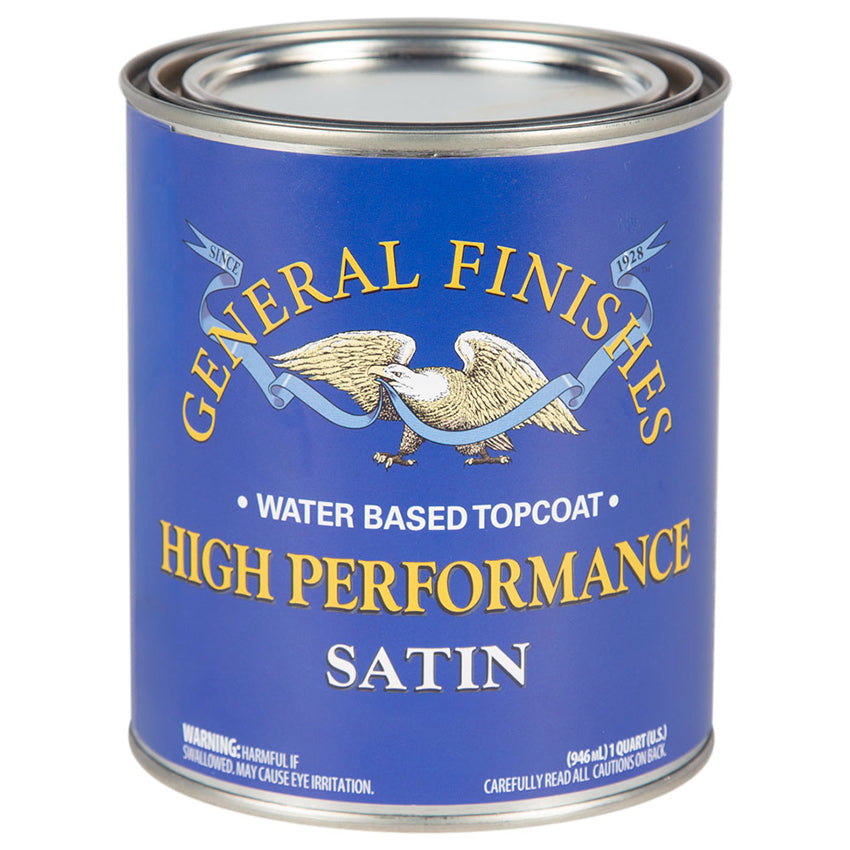 General Finishes High Performance Water Based Topcoat Semi-Gloss Quart
