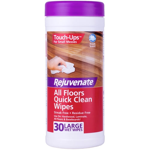 Rejuvenate All Floors Quick Clean Wipe 30 Count RJFCWIPES30