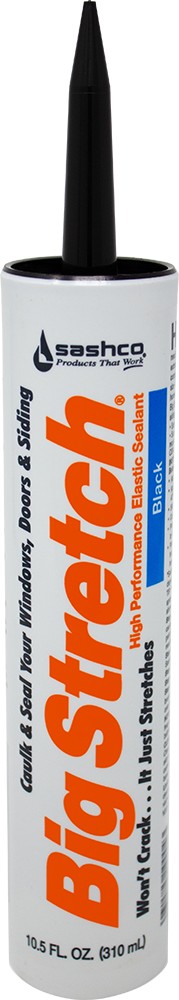 Sashco 10.5 Oz Big Stretch Caulk Black
