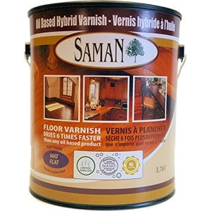 SamaN Oil Based Hybrid Varnish Flat Gallon