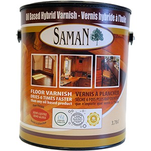 SamaN Oil Based Hybrid Varnish Semi-Gloss Gallon