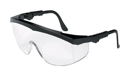 Safety Works Tomahawk Safety Glasses Clear Lens Black Frame SWTK110