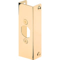 Prime-Line 4.5 in. H X 1 in. L Brass-Plated Brass Door Edge Reinforcer U 9566