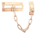 Prime Line 3.93 in. Polished Brass Chain Door Guard U 9907
