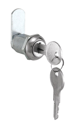 Prime-Line Chrome Gray Steel Cabinet/Drawer Lock U 9943