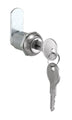 Prime-Line Chrome Gray Steel Cabinet/Drawer Lock U 9943